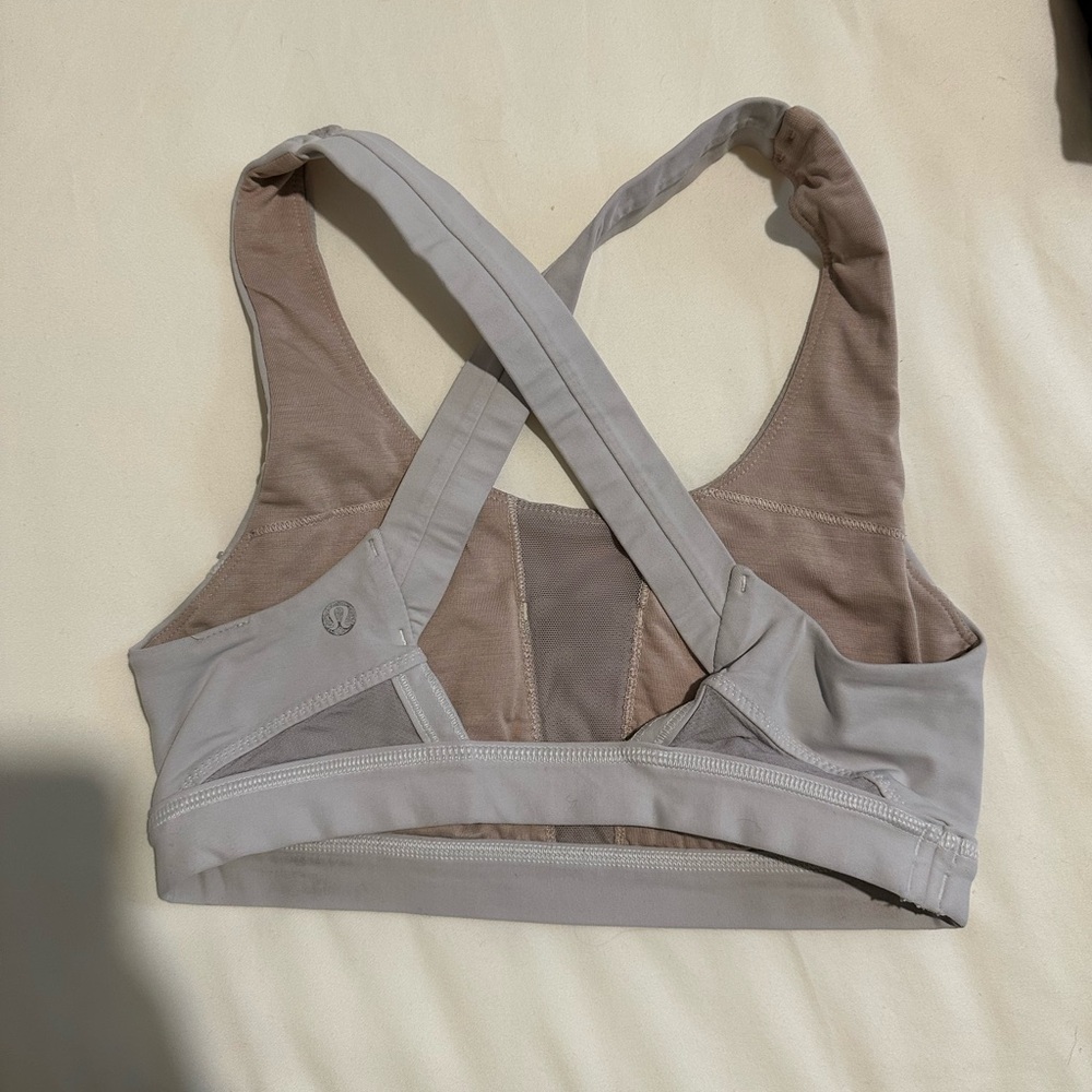 Lululemon Athletica Cross-Back Sports Bra - White